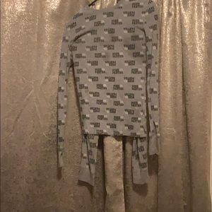 Pink Victoria secret thermal sleep set